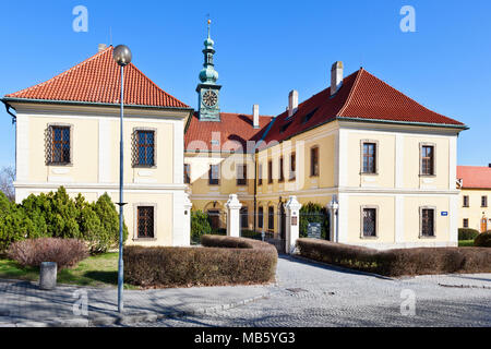 Zamek eine zamecka Galerie, Kladno, Stredocesky kraj, Ceska Republika/Burg und Stadt Galerie, Kladno, Mittelböhmen, Tschechien Stockfoto