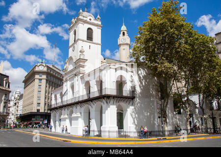 Museo Histórico Nacional del Cabildo y la Revolución de Mayo oder Buenos Aires Cabildo, Buenos Aires, Argentinien Stockfoto