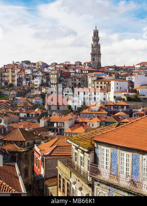 Luftbild der Altstadt von Porto. Portugal Stockfoto