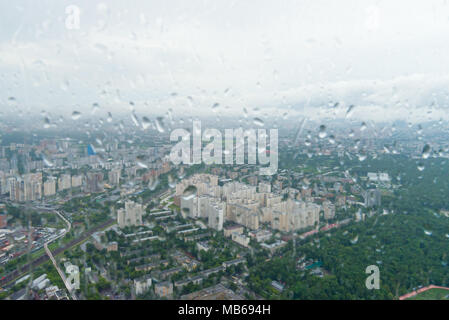 Moskau, Russland. Blick von der Höhe der Stadt Moskau Stockfoto