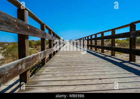 Coffs Harbour Promenade zum Strand. Stockfoto