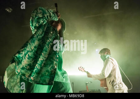 Billie Eilish führt in Los Angeles Stockfoto