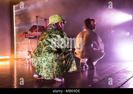 Billie Eilish führt in Los Angeles Stockfoto