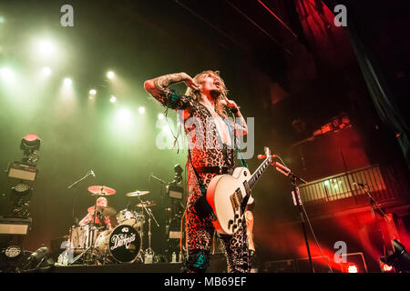 Die Dunkelheit Auftakt ihrer Tour de Tänzeln in Los Angeles, CA Stockfoto