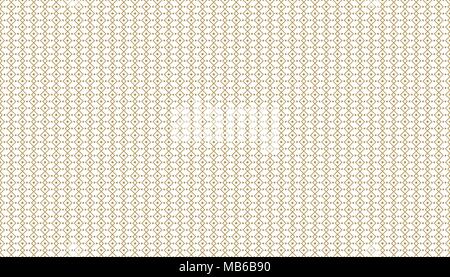 Golden geometrische Muster, Teil 21. Nahtlose golden Pattern mit Linien, Rauten und Kreise auf den weißen Hintergrund. Kann für Verpackungspapier verwenden, text Stock Vektor