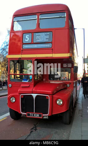 Routemaster Bus Stockfoto