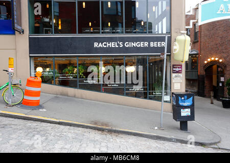 Rachel's Ginger Beer, 1530 Post Alley, Seattle Foto von einem Ingwer-Bierladen in der Nähe von Hikes Place. staat washington Stockfoto
