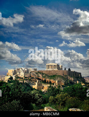 GR - Athen: Die Akropolis Stockfoto