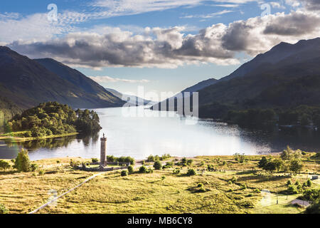 Glenfinnan Monument, Lochaber, Highland, Schottland, UK Stockfoto