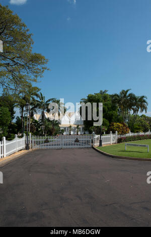 Das Government House in Darwin ist die älteste europäische Gebäude im Northern Territory. Es ist die offizielle Residenz des Administrators. Stockfoto