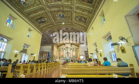 Anda, Bohol, Philippinen - Oktober 13, 2017: Die katholische Kirche in der Stadt der Anden. Philippinen. Die Insel Bohol. Stockfoto