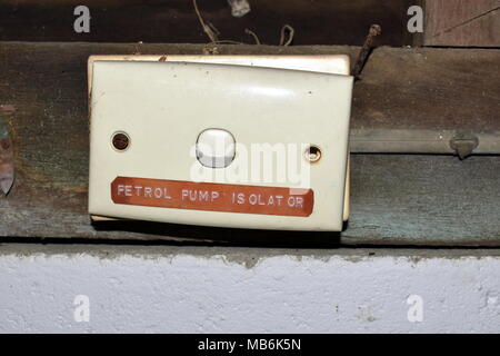 Alter Schalter. Stockfoto