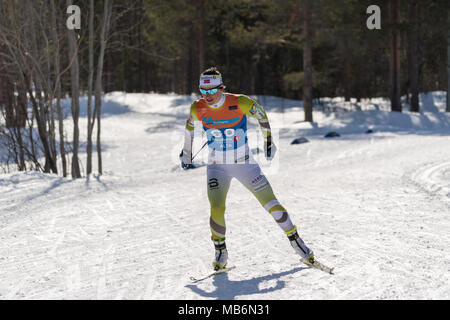 Norwegische ski Mädchen Meisterschaft Stockfoto
