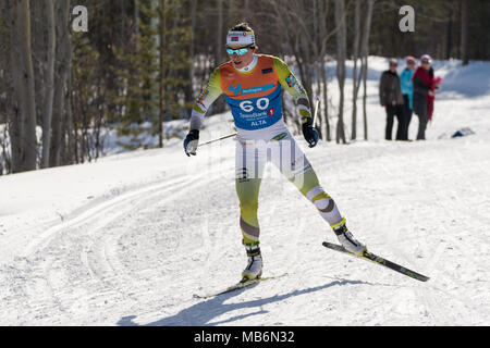 Norwegische ski Mädchen Meisterschaft Stockfoto