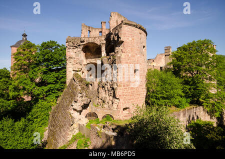 Schloss, Heidelberg, Baden-Württemberg, Deutschland, Europa Stockfoto