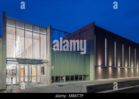 Wolcott Schule Gymnasium im Westen der Stadt Nachbarschaft Stockfoto