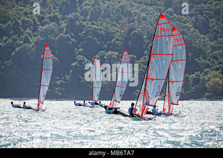 Day2, 2015 Youth Sailing World Championships, Langkawi, Malaysia Stockfoto