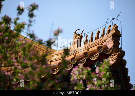 Peking, Peking, China. 7 Apr, 2018. Peking, China bis 7. April 2018: Die Verbotene Stadt in Peking. Credit: SIPA Asien/ZUMA Draht/Alamy leben Nachrichten Stockfoto
