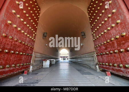 Peking, Peking, China. 7 Apr, 2018. Peking, China bis 7. April 2018: Die Verbotene Stadt in Peking. Credit: SIPA Asien/ZUMA Draht/Alamy leben Nachrichten Stockfoto