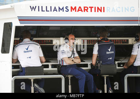 LOWE Paddy (GBR), Chief Technical Officer, Williams F1, Portrait während 2018 Formel 1 FIA-Weltmeisterschaft, Grand Prix, Bahrain in Sakhir von April 5 bis 8 | Verwendung weltweit Stockfoto