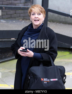 Anne Diamond außerhalb ITV Studios mit: Anne Diamond Wo: London, Großbritannien Wann: 08 Mar 2018 Credit: Rocky/WENN.com Stockfoto