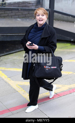 Anne Diamond außerhalb ITV Studios mit: Anne Diamond Wo: London, Großbritannien Wann: 08 Mar 2018 Credit: Rocky/WENN.com Stockfoto