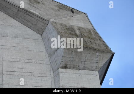 Das Goetheanum, Dornach, in der Nähe von Basel, Schweiz, Januar 2018. Von Rudolf Steiner entwickelt und ist das Zentrum für die anthroposophische Bewegung. Stockfoto