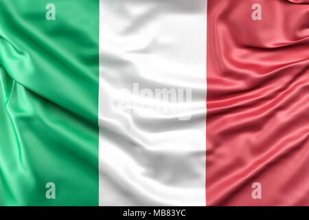 Flagge von Italien Stockfoto