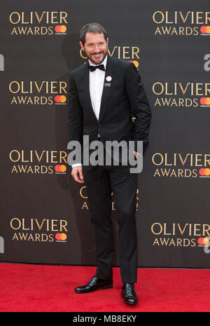 Bertie Carvel für die Olivier Awards in der Royal Albert Hall in London. Stockfoto