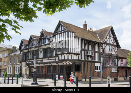 14. jahrhundert Tudor House & Garden Museum, Bugle Straße, Southampton, Hampshire, England, Vereinigtes Königreich Stockfoto