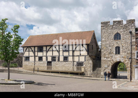 15. jahrhundert Westgate Hall, Westgate Street, Old Town, Southampton, Hampshire, England, Vereinigtes Königreich Stockfoto