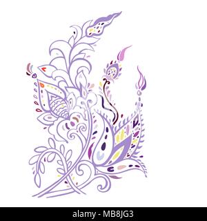 Paisley Hintergrund. Hand gezeichneten Ornament. Stock Vektor