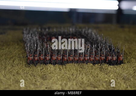 Das Royal Armouries Waterloo Vitrine Stockfoto