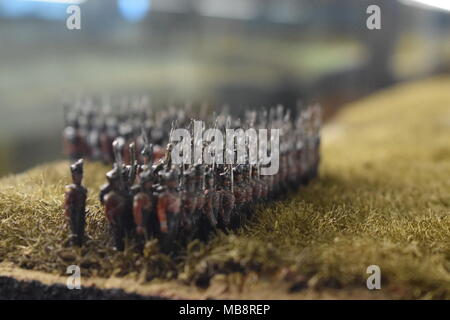 Das Royal Armouries Waterloo Vitrine Stockfoto