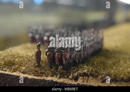 Das Royal Armouries Waterloo Vitrine Stockfoto