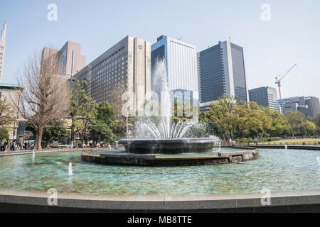 Feder Szene in Hibiya Park, Tokio, Tokyo, Japan Stockfoto