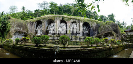 Bali, Indonesien Januar 09, 2018: Gunung Kawi Tempel auf Bali Stockfoto