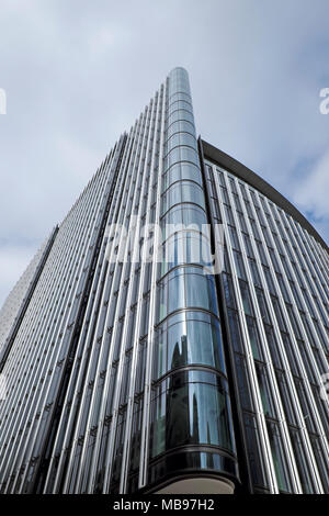 Außenansicht des Hauptsitz Deloitte LLP 1 New Street Square im Bürogebäude bei 66 Shoe Lane in der Stadt London, Großbritannien Stockfoto