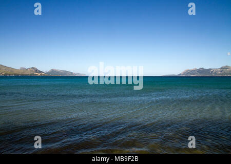 Bucht von Alcudia, Mallorca, Spanien Stockfoto