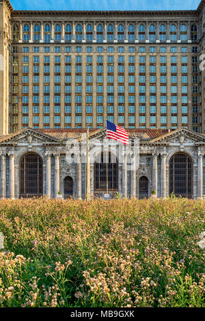 Michigan Central Railway Station Stockfoto