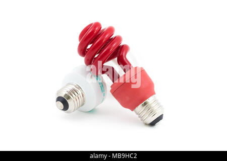 Rote Lampe Schlaftherapie Beleuchtung Stockfoto