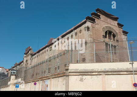 La Modelo Gefängnis im Zentrum von Barcelona, in Türen im Juli 2017 geschlossen, nach über 100 Jahren als Gefängnis arbeiten. Stockfoto