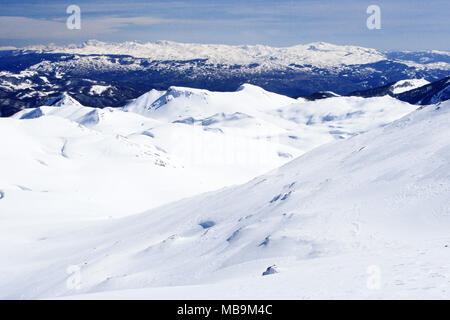 Bjelašnica Gebirge im Zentrum von Bosnien und Herzegowina im Winter Stockfoto