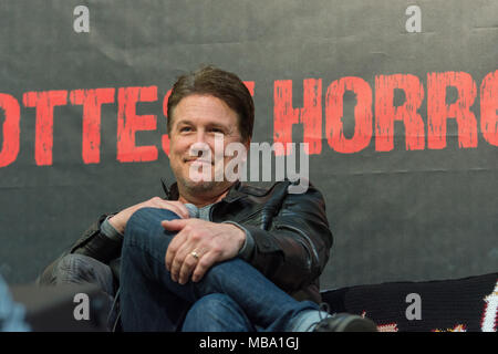 DORTMUND, Deutschland - 8 April: Schauspieler Lochlyn Munro (Freddy vs. Jason, Scary Movie, Charmed, Riverdale) am Wochenende in der Hölle, einem Zweitägigen (April 7-8 2018) Horror-themed Fan Convention. Quelle: Markus Wissmann/Alamy leben Nachrichten Stockfoto