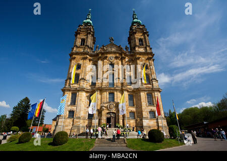 Bad Staffelstein, Deutschland. 01 Mai, 2012. Die Basilika der 14 Nothelfer in der Nähe von Bad Staffelstein, Deutschland, dargestellt am 01. Mai 2012. | Verwendung der weltweiten Kredit: dpa/Alamy leben Nachrichten Stockfoto