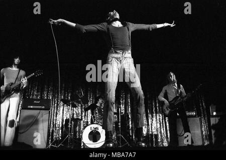 Philippe Gras/Le Pictorium - Jacques Higelin - 1975 - Frankreich/Ile-de-France (Region) / Paris - Jacques Higelin, Konzert im Olympia, 1975 Stockfoto