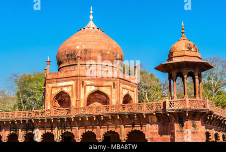 Grab von Fatehpuri Begum in der Nähe des Taj Mahal in Agra, Indien Stockfoto