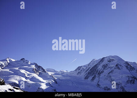 Zermatt Alpine sSki Resort Stockfoto