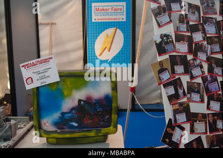 Rom. Maker Faire Europäische Ausgabe, Universität "La Sapienza". Italien. Stockfoto