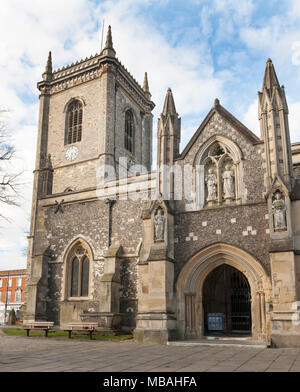 Alle Heiligen Pfarrkirche, Castle Street, High Wycombe, Buckinghamshire, England, Großbritannien Stockfoto